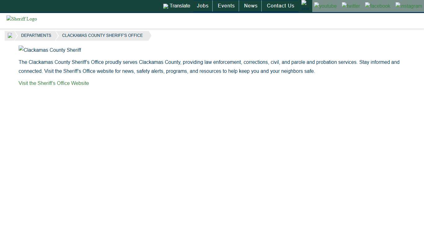 Clackamas County Sheriff's Office | Clackamas County